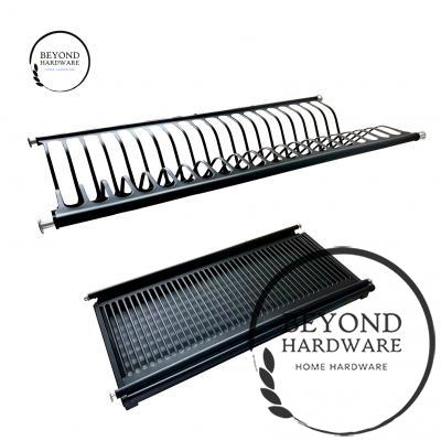 Factory Direct 2 Tiers Stainless Steel Wire Dish Plate Drying Rack With Drainer Drain Kitchen Cabinets Storage