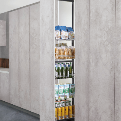 6 Layer Wire Tall Unit Pull-Out Pantry Basket